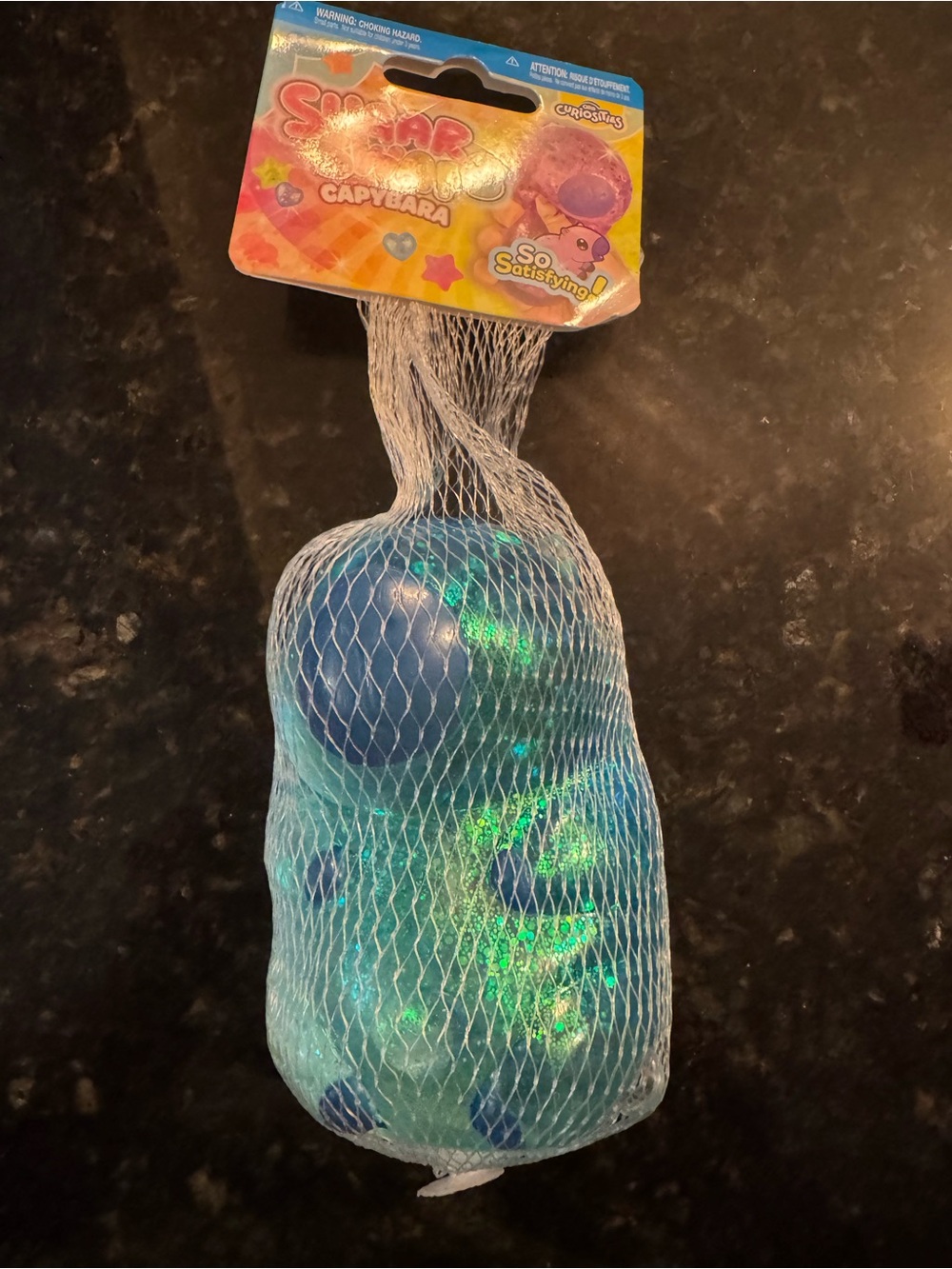 Sugar Swaps Blue Capybara Squishy Toy